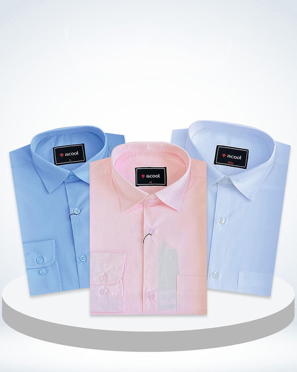 Spacial 3 Pcs Combo Formal Shirt
