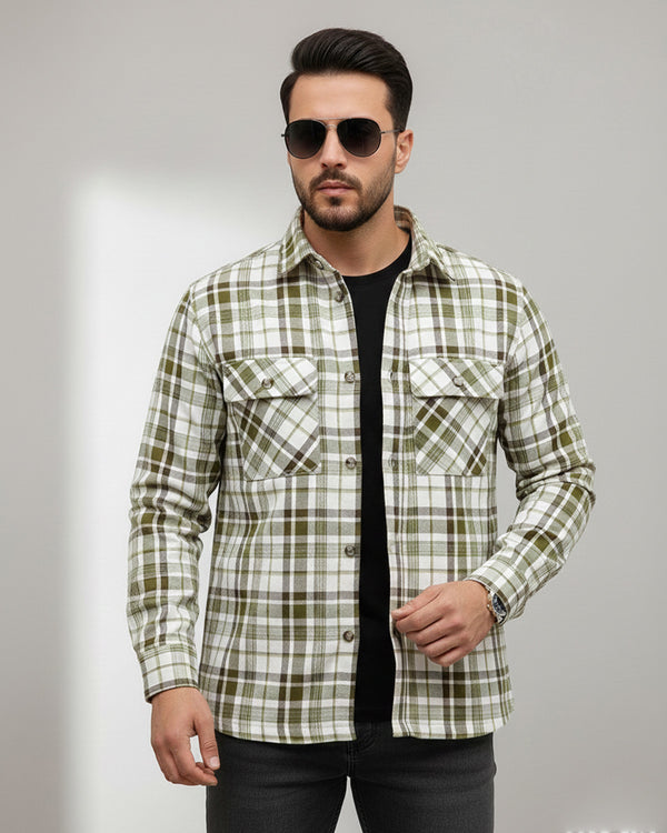 Winter Check Shacket