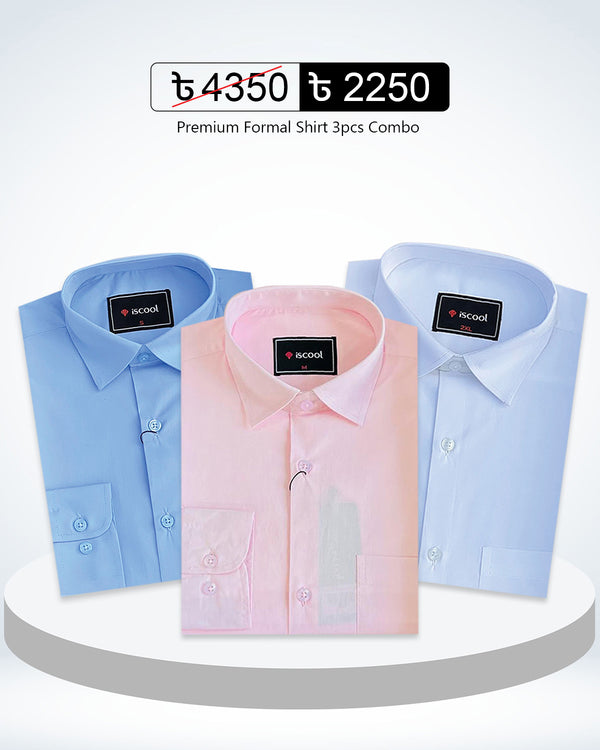 Spacial 3 Pcs Combo Formal Shirt