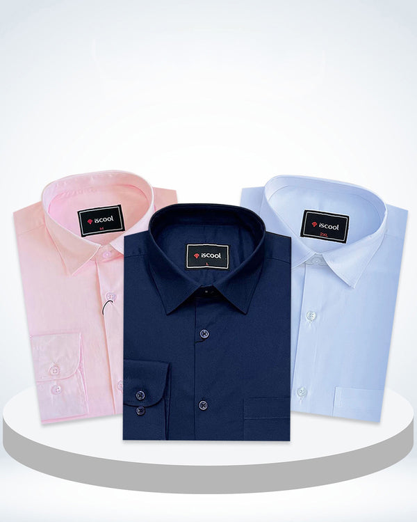 Spacial 3 Pcs Combo Formal Shirt