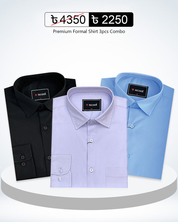 Spacial 3 Pcs Combo Formal Shirt