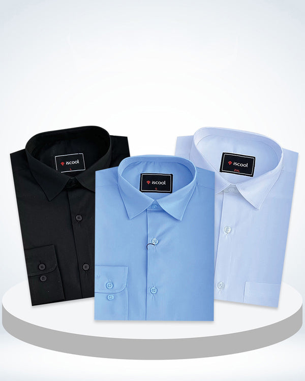 Spacial 3 Pcs Combo Formal Shirt