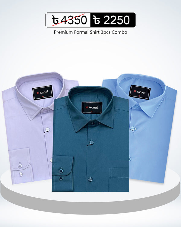 Spacial 3 Pcs Combo Formal Shirt