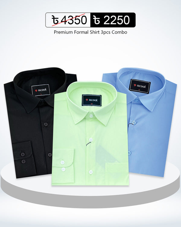 Spacial 3 Pcs Combo Formal Shirt