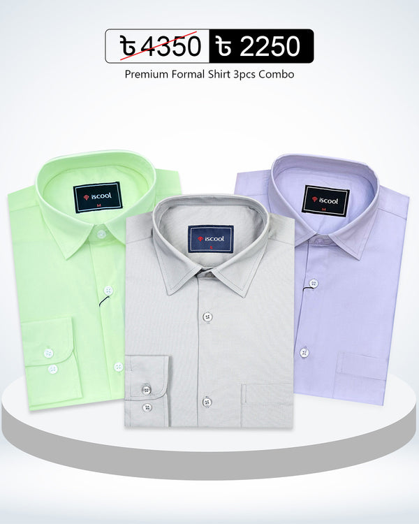 Spacial 3 Pcs Combo Formal Shirt