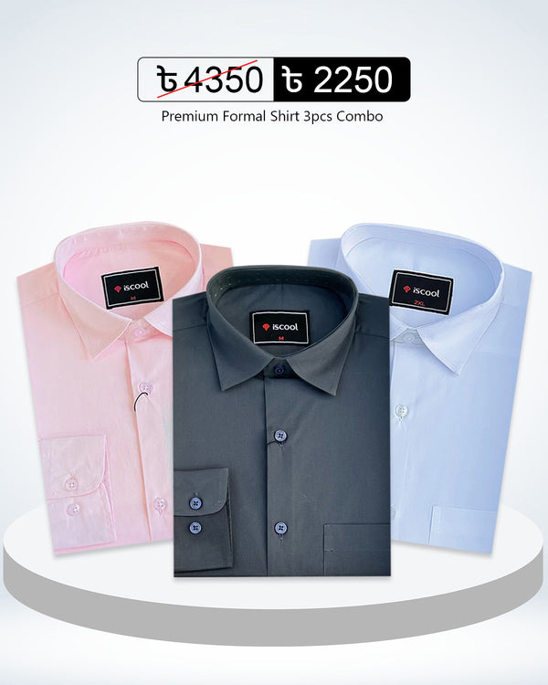 Spacial 3 Pcs Combo Formal Shirt