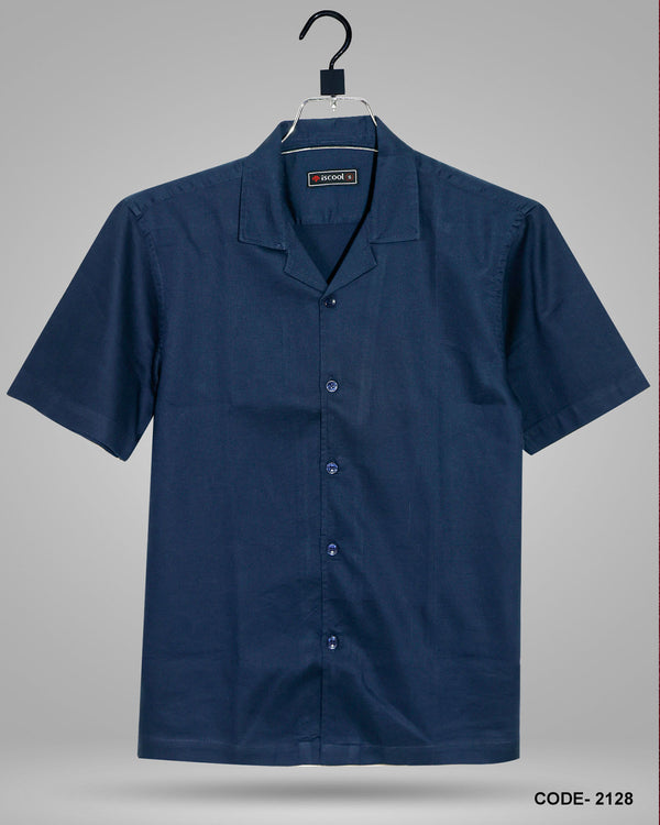 Cuban Collar Half Shirt