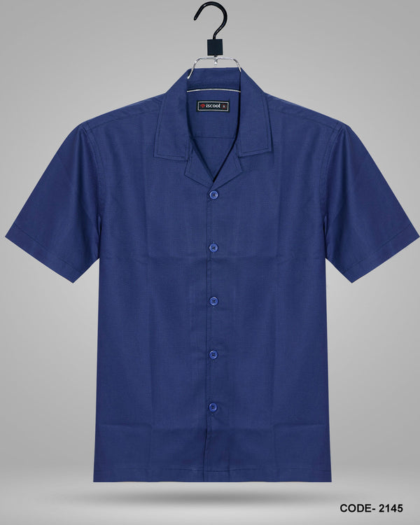 Cuban Collar Half Shirt
