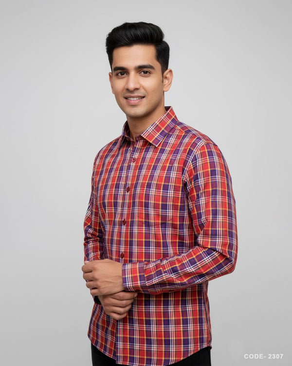 Premium Cotton Check Shirt