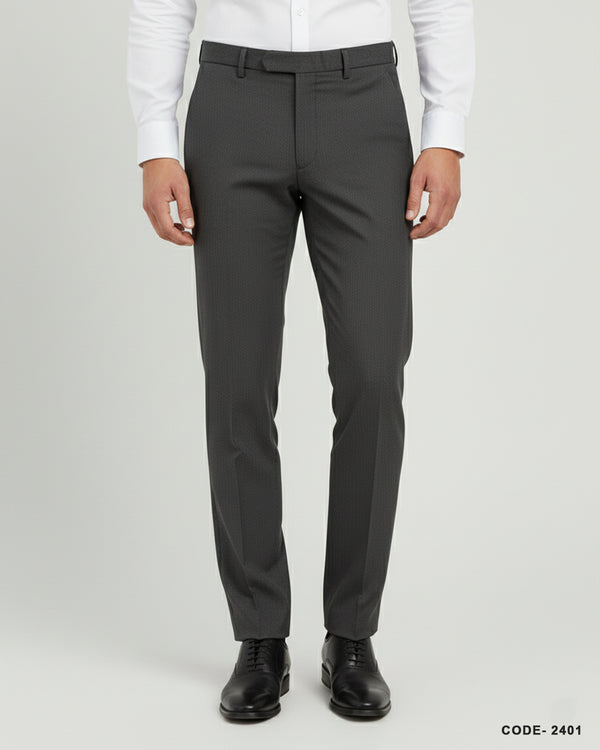 Men's Gray Formal Pants