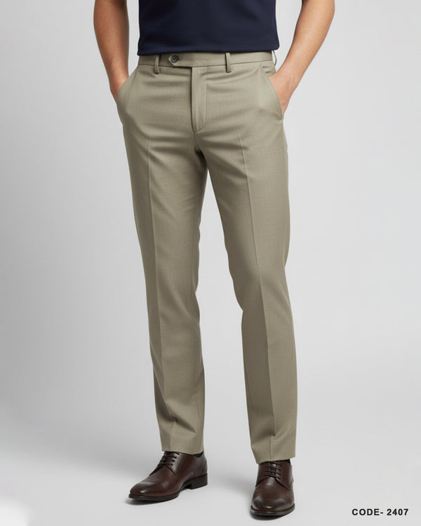 Men's Formal Pant- Light Olive