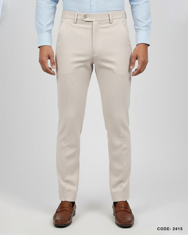 Men's Formal Pant- Cream