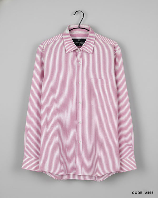 Premium Cotton Stipe Shirt