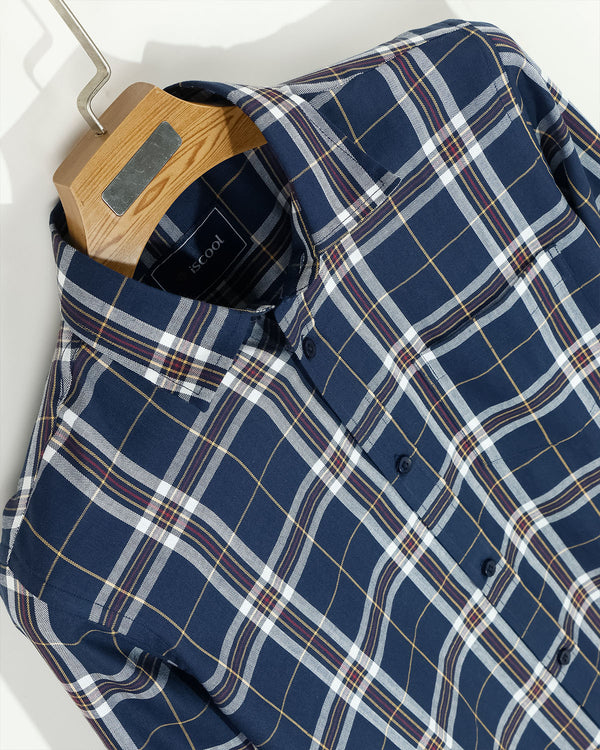 Premium Cotton Check Shirt