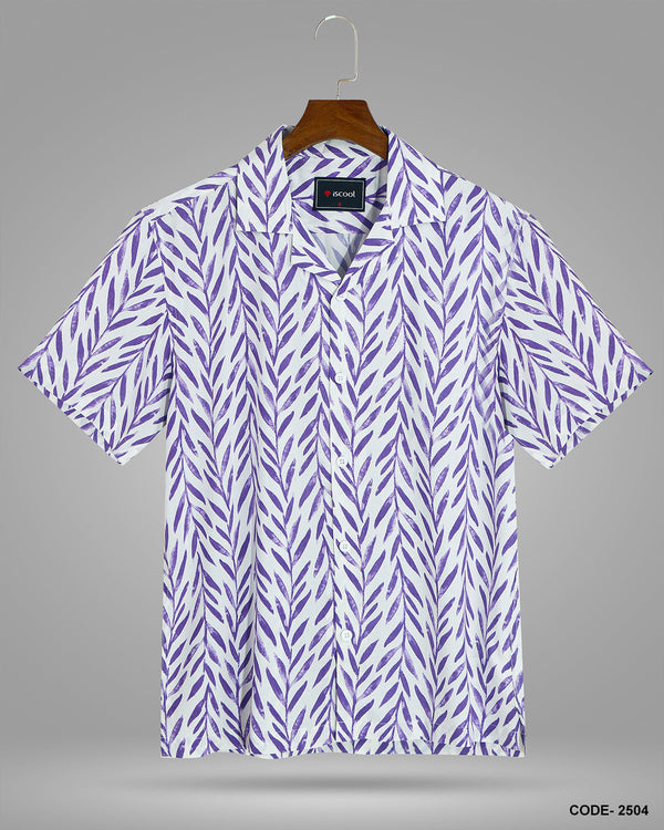 Cuban Collar Half Shirt