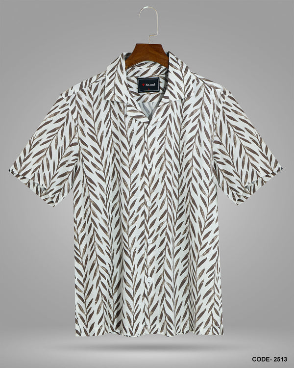 Cuban Collar Half Shirt