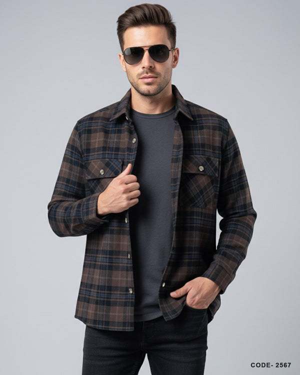 Winter Check Shacket