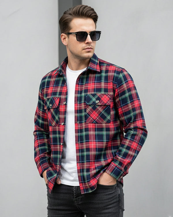 Winter Check Shacket