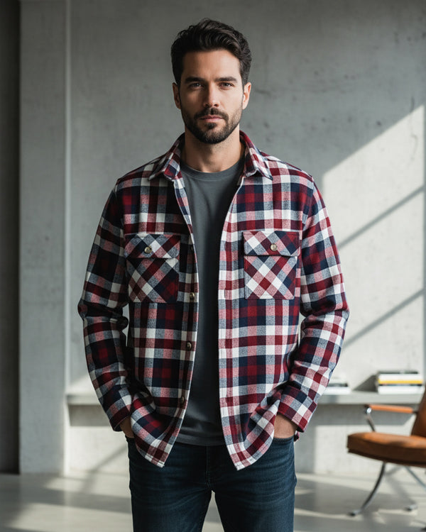 Winter Check Shacket