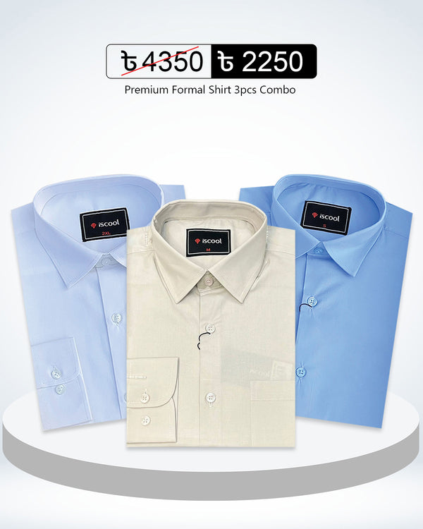 Spacial 3 Pcs Combo Formal Shirt