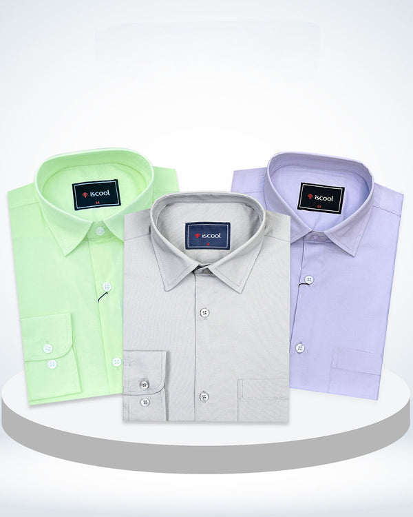Spacial 3 Pcs Combo Formal Shirt