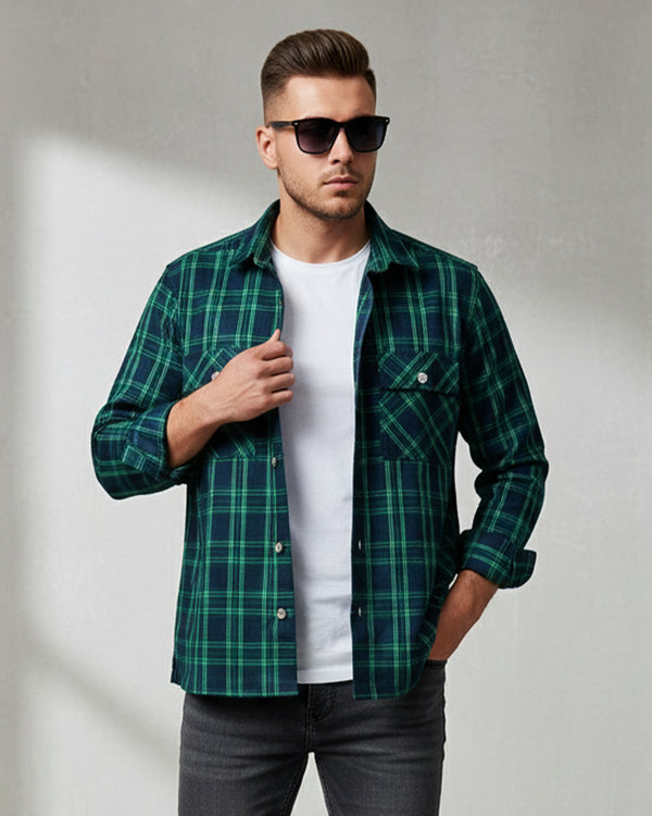 Winter Check Shacket