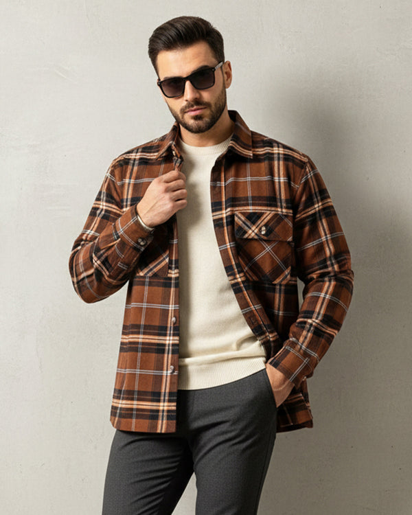 Winter Check Shacket