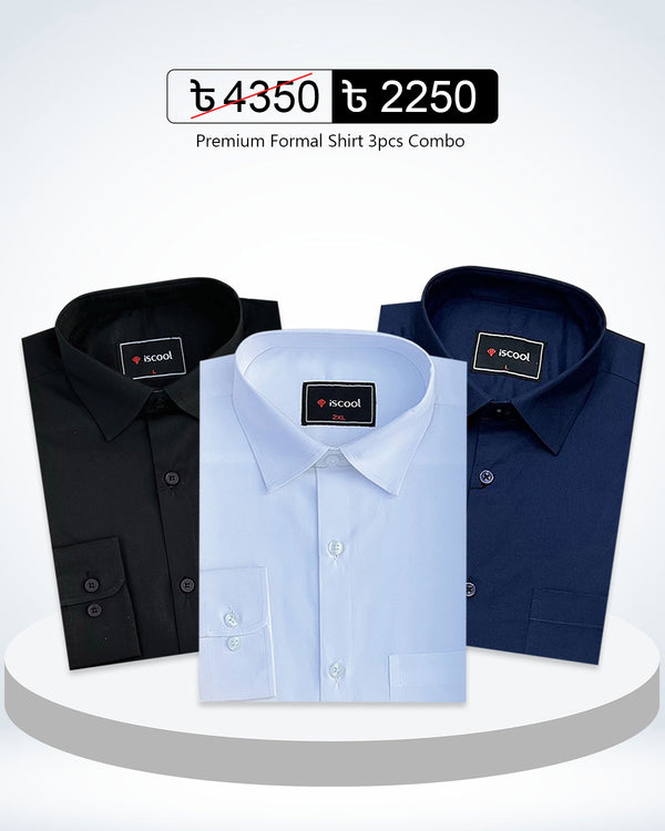 Spacial 3 Pcs Combo Formal Shirt