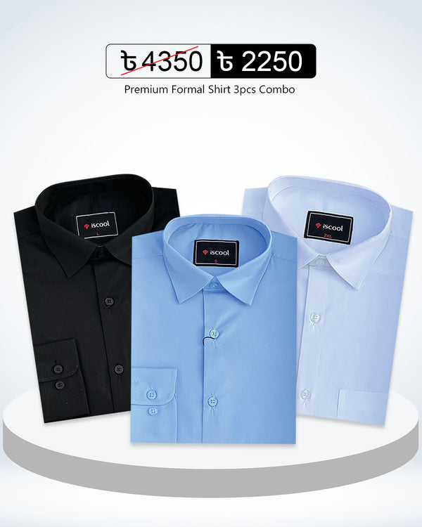 Spacial 3 Pcs Combo Formal Shirt