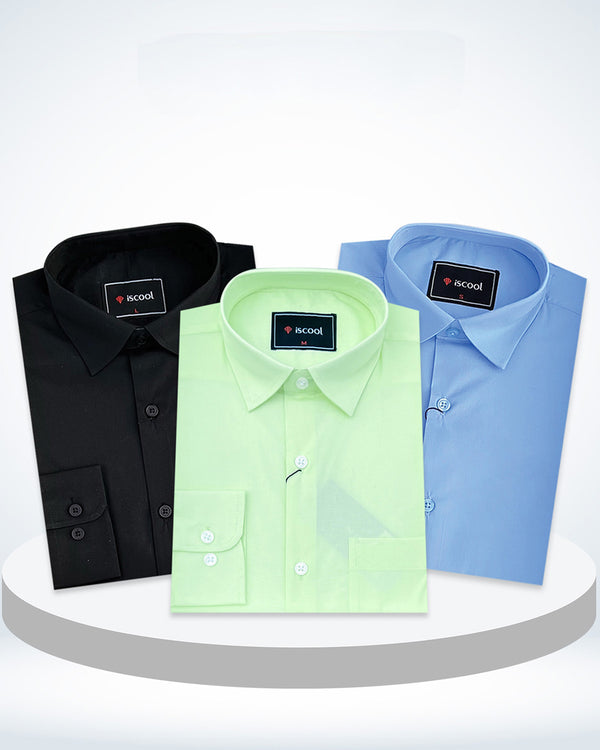 Spacial 3 Pcs Combo Formal Shirt