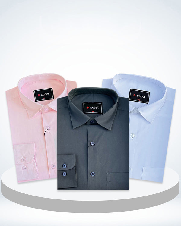 Spacial 3 Pcs Combo Formal Shirt