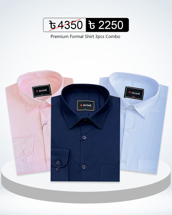 Spacial 3 Pcs Combo Formal Shirt