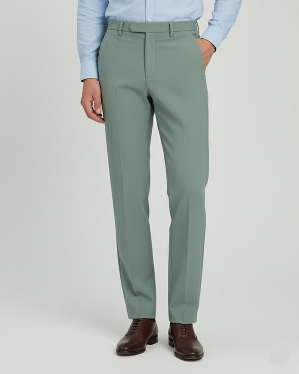Men's Formal Pant- Aqua Sea Blue